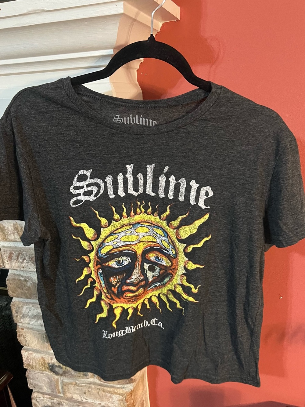 Sublime Women's Dark Gray Sun Graphic Tee